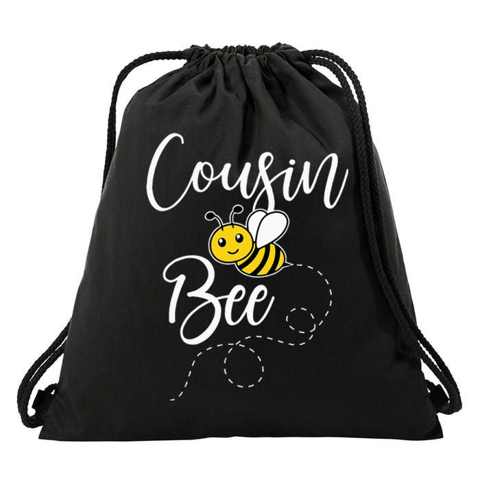 Cousin Of The Bee Day Girl Hive Family Matching Birthday Drawstring Bag