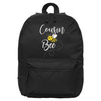 Cousin Of The Bee Day Girl Hive Family Matching Birthday 16 in Basic Backpack