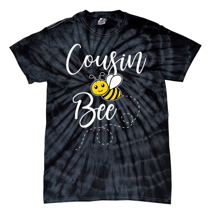 Cousin Of The Bee Day Girl Hive Family Matching Birthday Tie-Dye T-Shirt