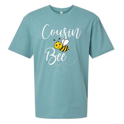 Cousin Of The Bee Day Girl Hive Family Matching Birthday Sueded Cloud Jersey T-Shirt