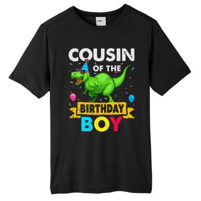 Cousin of the Birthday Dinosaur Saurus Family Matching Tall Fusion ChromaSoft Performance T-Shirt