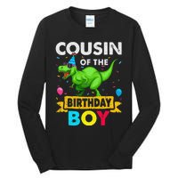 Cousin of the Birthday Dinosaur Saurus Family Matching Tall Long Sleeve T-Shirt