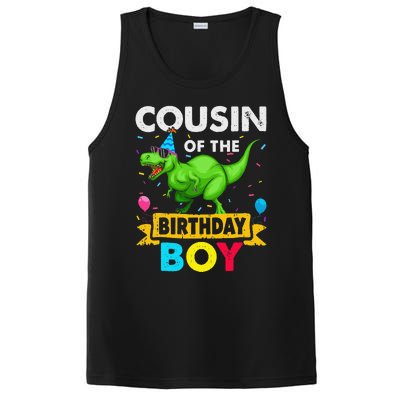 Cousin of the Birthday Dinosaur Saurus Family Matching PosiCharge Competitor Tank