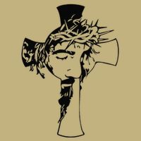 Crown Of Thorns Cross Reflection Jesus Christ Easter Button