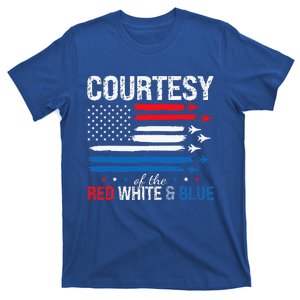 Courtesy Of The Usa Red White And Blue 4th Of July T-Shirt