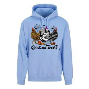 Chick Or Treat Halloween Spooky Chicken Unisex Surf Hoodie