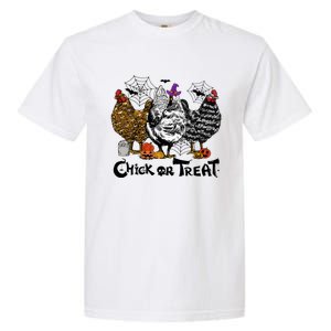 Chick Or Treat Halloween Spooky Chicken Garment-Dyed Heavyweight T-Shirt