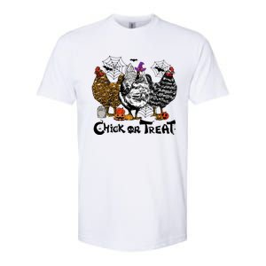 Chick Or Treat Halloween Spooky Chicken Softstyle CVC T-Shirt