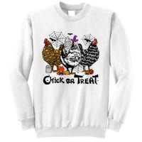 Chick Or Treat Halloween Spooky Chicken Sweatshirt