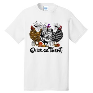 Chick Or Treat Halloween Spooky Chicken Tall T-Shirt