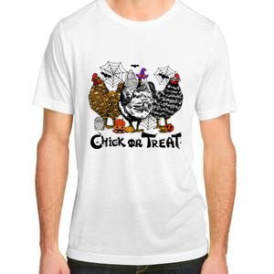 Chick Or Treat Halloween Spooky Chicken Adult ChromaSoft Performance T-Shirt