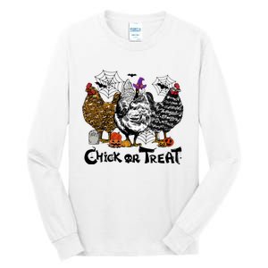 Chick Or Treat Halloween Spooky Chicken Tall Long Sleeve T-Shirt