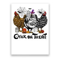 Chick Or Treat Halloween Spooky Chicken Poster