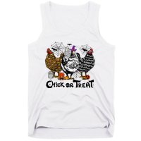 Chick Or Treat Halloween Spooky Chicken Tank Top