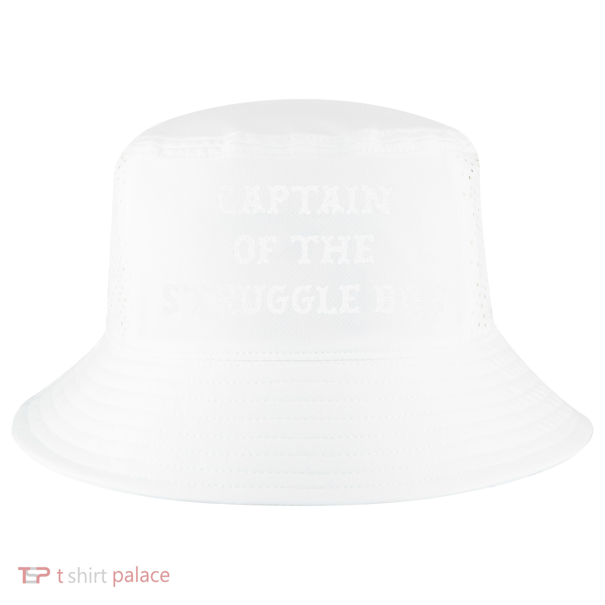 Captain Of The Struggle Bus Funny Sarcastic Family  Cool Comfort Performance Bucket Hat