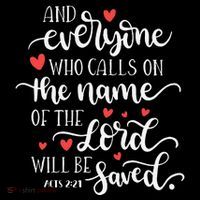 Calls On The Name Of The Lord Will Be Saved Jesus 7-Panel Snapback Hat
