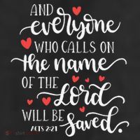 Calls On The Name Of The Lord Will Be Saved Jesus Beanie