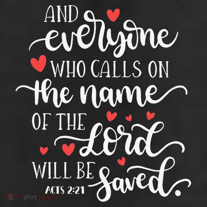 Calls On The Name Of The Lord Will Be Saved Jesus 25L Jumbo Tote