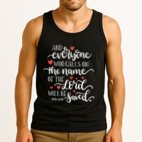 Calls On The Name Of The Lord Will Be Saved Jesus Tank Top