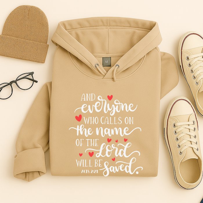 Calls On The Name Of The Lord Will Be Saved Jesus Hoodie