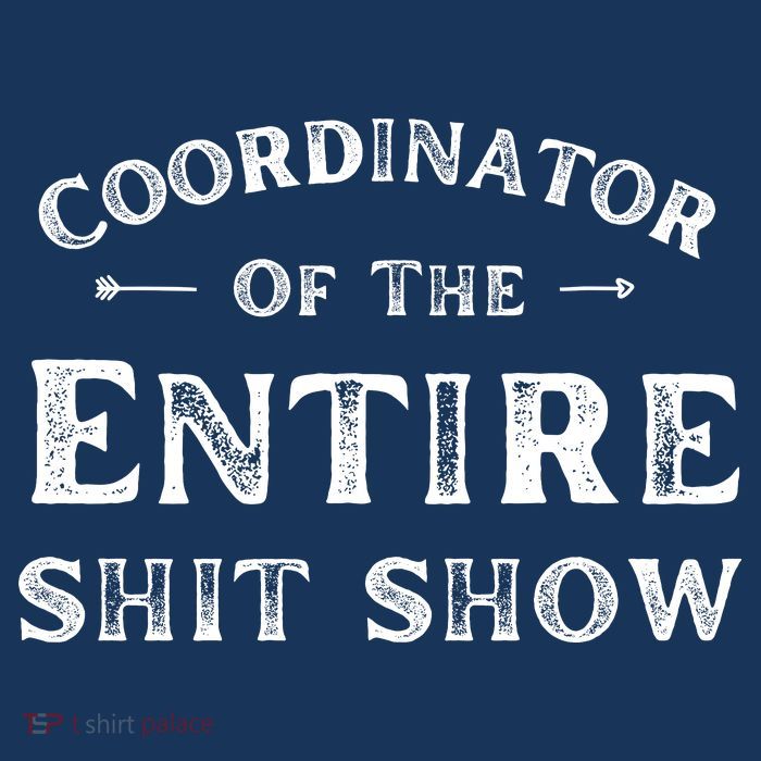 Coordinator Of The Entire Shit Show Funny Saying Sarcastic Short Acrylic Beanie