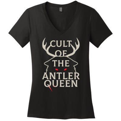 Cult Of The Antler Queen Women's V-Neck T-Shirt