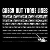 Check Out Those Lines Lawn Mower Lawnmower Funny Drawstring Bag