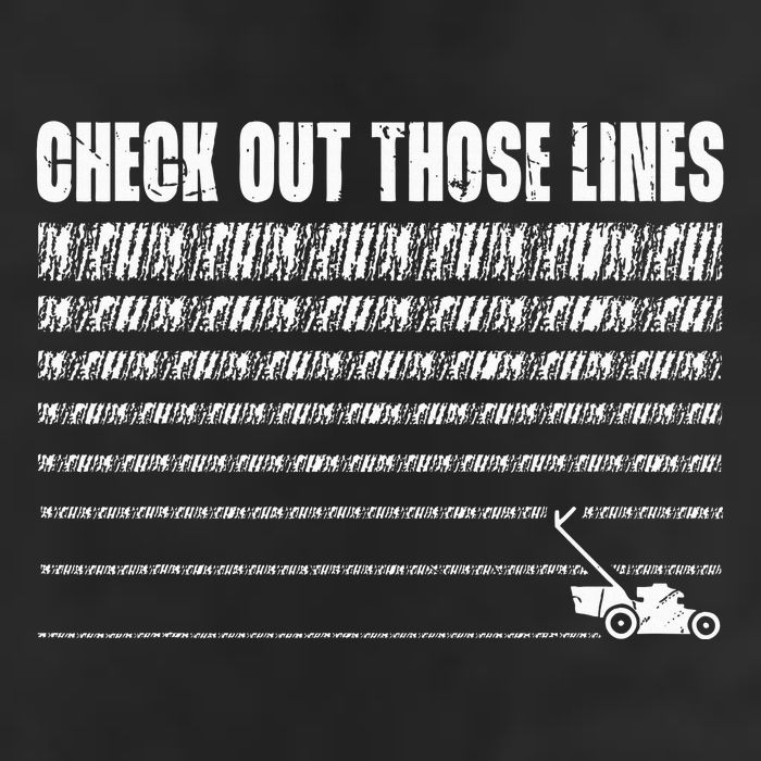 Check Out Those Lines Lawn Mower Lawnmower Funny Golf Towel