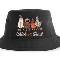 Chick Or Treat Halloween Witch Spooky Chicken Sustainable Bucket Hat