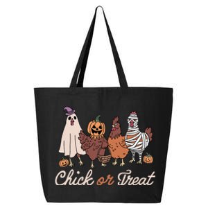 Chick Or Treat Halloween Witch Spooky Chicken 25L Jumbo Tote