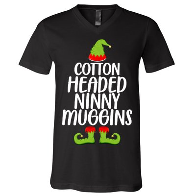 Cotton Headed Ninny Muggins V-Neck T-Shirt