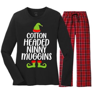 Cotton Headed Ninny Muggins Women's Long Sleeve Flannel Pajama Set 