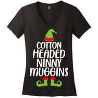 Cotton Headed Ninny Muggins Women's V-Neck T-Shirt