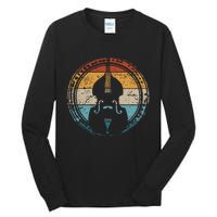 Contrabass Orchestra Upright Bass Retro Double Bass Tall Long Sleeve T-Shirt