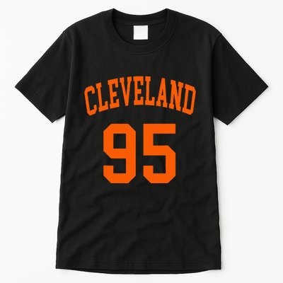 Cleveland Ohio Us American College Font Number 95 Tall T-Shirt