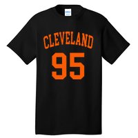 Cleveland Ohio Us American College Font Number 95 Tall T-Shirt