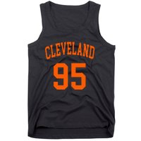 Cleveland Ohio Us American College Font Number 95 Tank Top