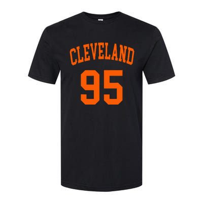 Cleveland Ohio Us American College Font Number 95 Softstyle® CVC T-Shirt