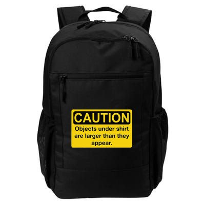 Caution Objects Under Are Larger Than They Appear. Daily Commute Backpack