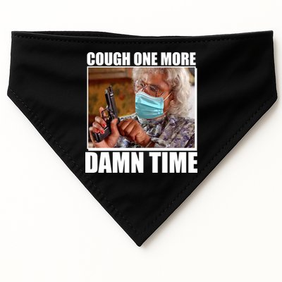 Cough One More Damn Time USA-Made Doggie Bandana