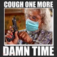 Cough One More Damn Time 11oz C Handle Ceramic Mug