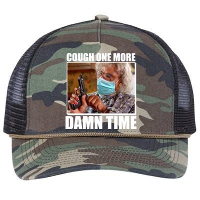 Cough One More Damn Time Retro Rope Trucker Hat Cap