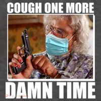 Cough One More Damn Time Vector Backpack