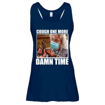 Cough One More Damn Time Ladies Essential Flowy Tank