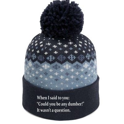 Could You Be Any Dumber The Baniff Cuffed Pom Beanie