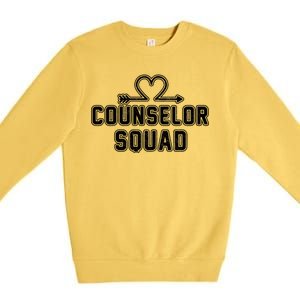 Counselor Squad Heart Premium Crewneck Sweatshirt