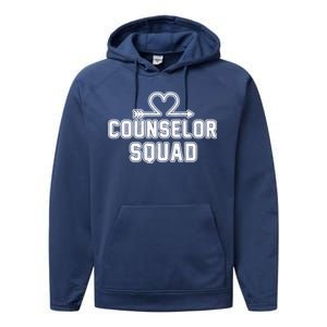 Counselor Squad Heart Performance Fleece Hoodie