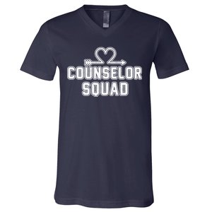 Counselor Squad Heart V-Neck T-Shirt