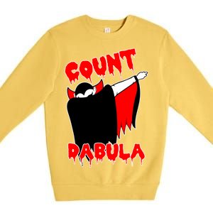 Count Dabula Bloody Vampire Halloween Premium Crewneck Sweatshirt