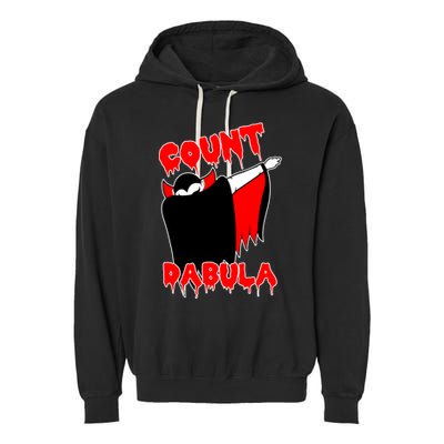 Count Dabula Bloody Vampire Halloween Garment-Dyed Fleece Hoodie